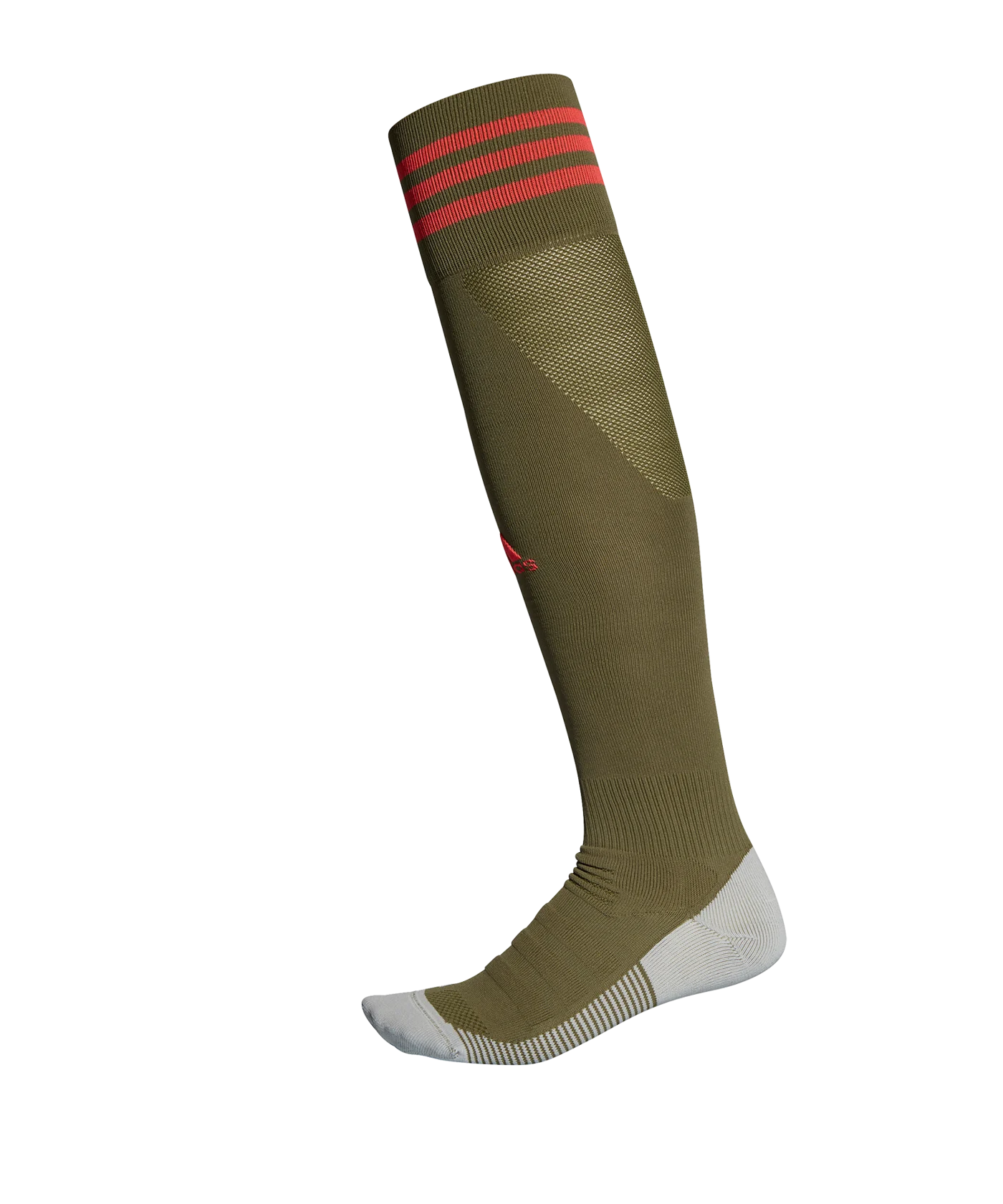 adidas Adisock 18 Stutzenstrumpf Khaki Rot