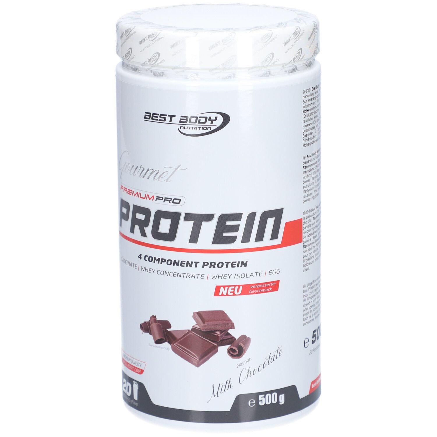Best Body Nutrition Gourmet Premium Pro Protein, Milk Chocolate