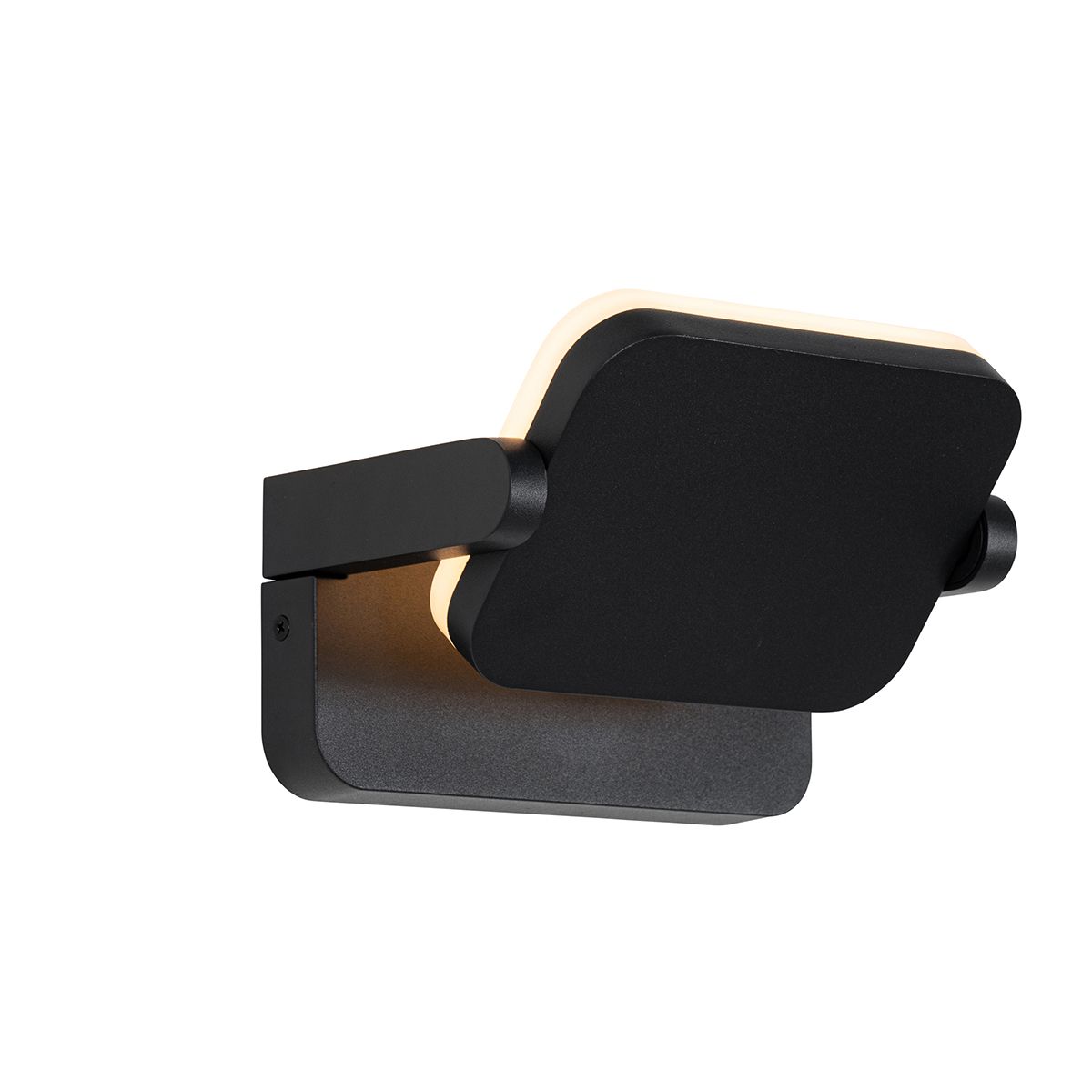 Buiten wandlamp zwart incl. LED verstelbaar - Kamile