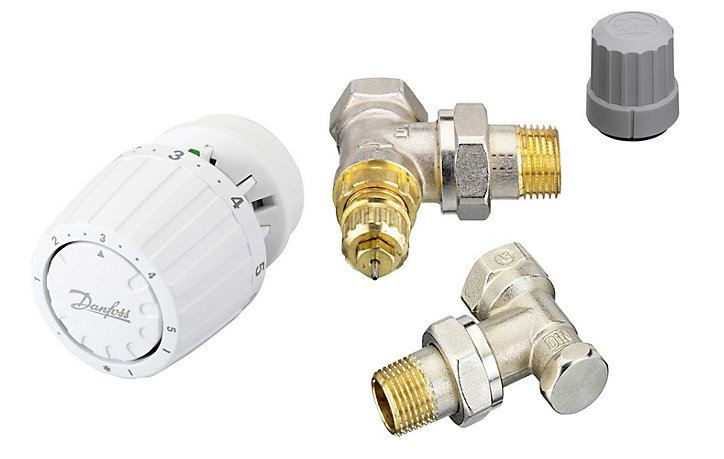 Kit complet vanne thermostatique Danfoss 3 pièces