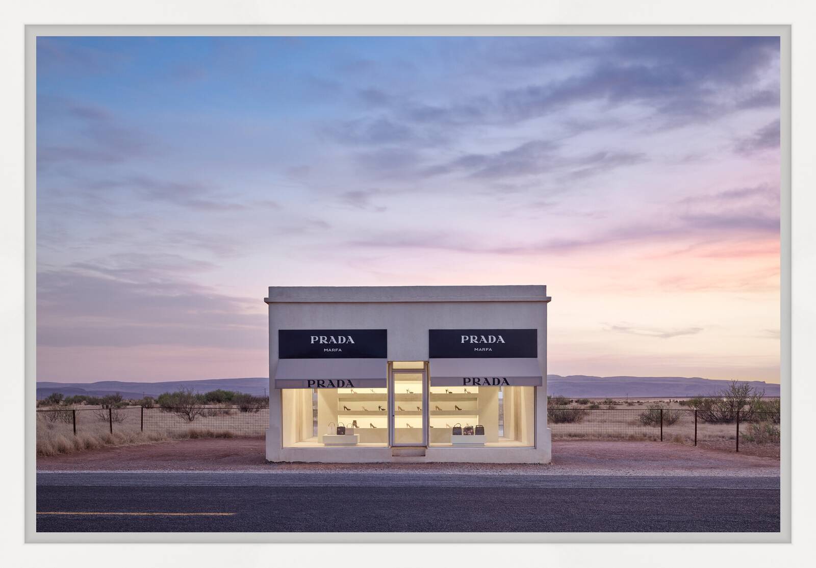Prada Marfa 8:48PM by Adam Mørk - Limited Edition. Edition of: 150. Signed.