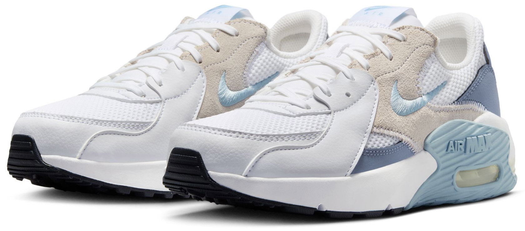 Air Max Excee Dame 138/White/LT Armory Blue/Ashen Slate/Black