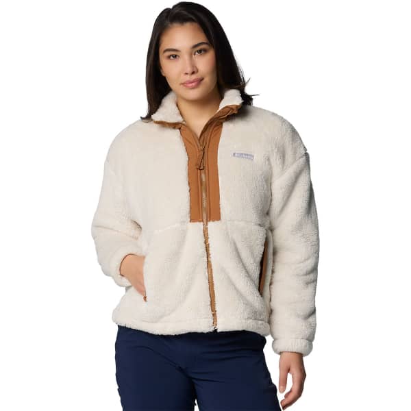 Veste polaire COLUMBIA BOUNDLESS DISCOVERY SHERPA FULL ZIP II W CHALK/CAMEL BROWN