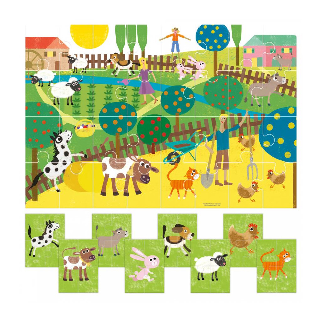 Puzzle 8+1 Farm