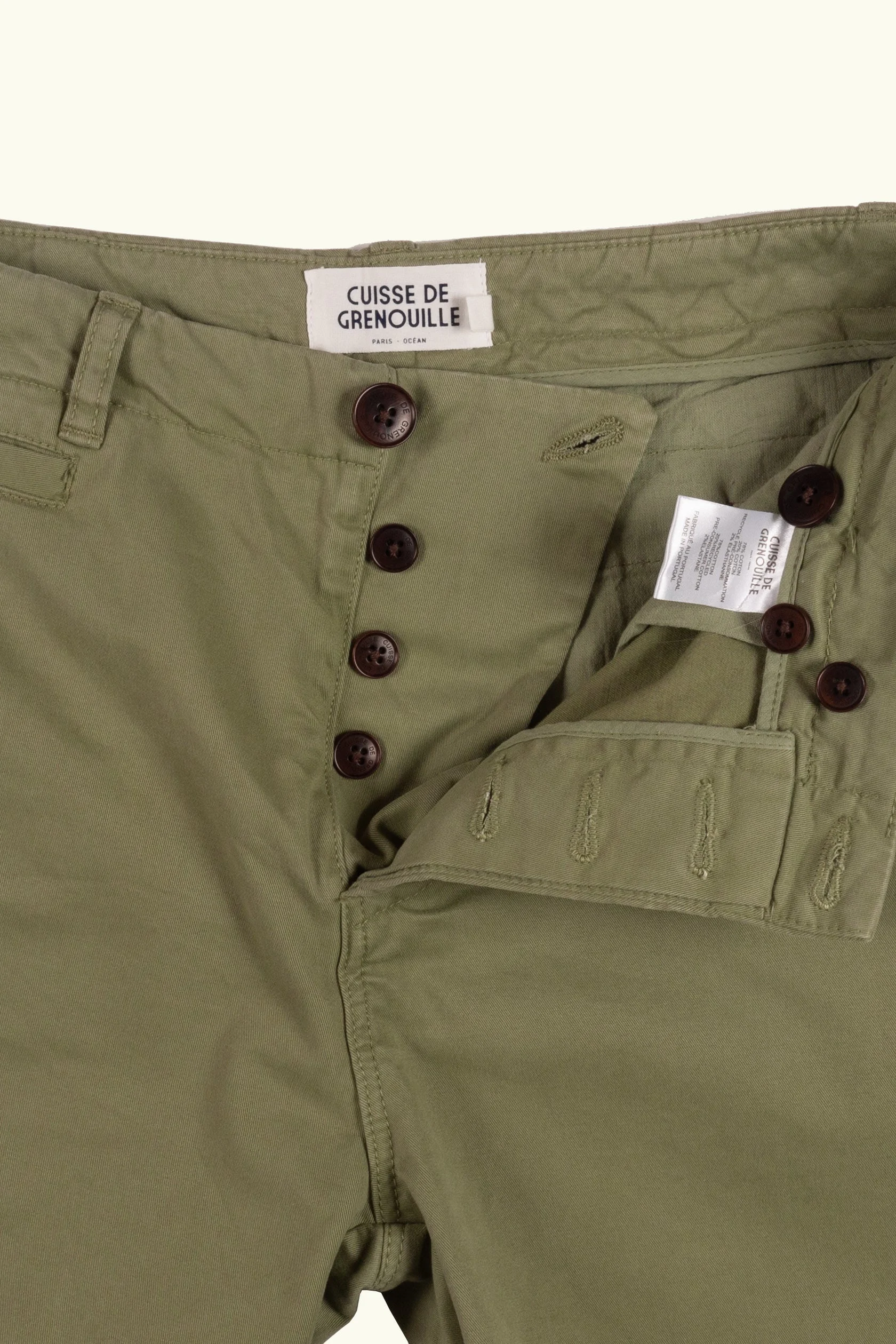 Short chino encoton | Kaki