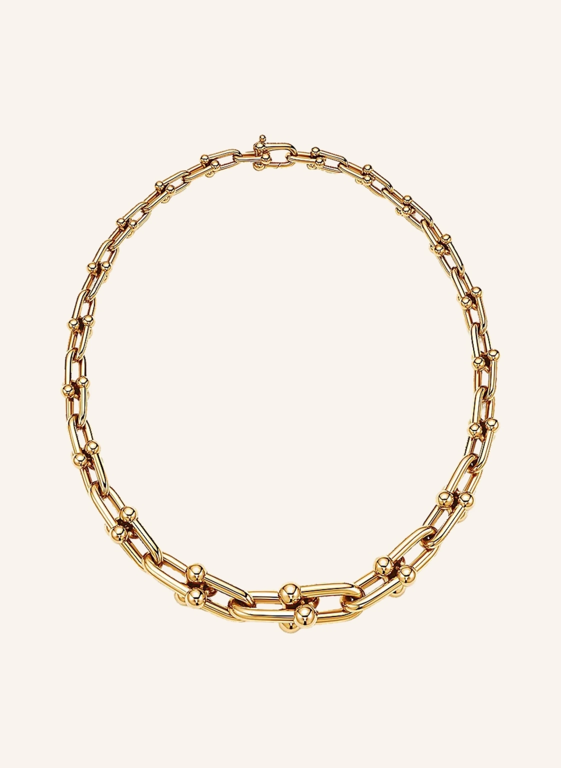 TIFFANY & Co. TIFFANY HARDWEAR HALSKETTE aus 18 Karat Gelbgold