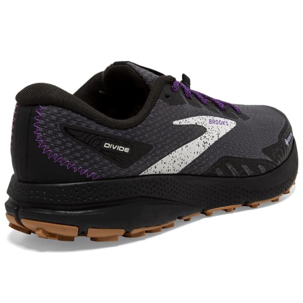 Chaussure trail BROOKS DIVIDE 4 GORE-TEX W BLACK/BLACKENED PEARL/PURPLE