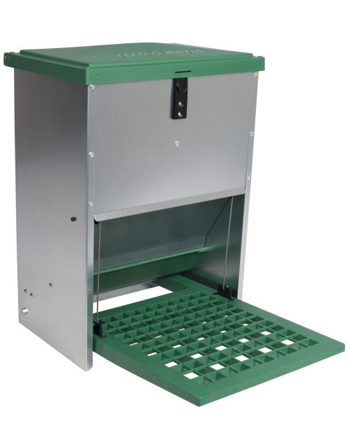 Olba Automatische Voerbak - Voerbak - 12 kg Groen Zink