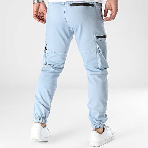Pantalon Cargo Bleu Clair