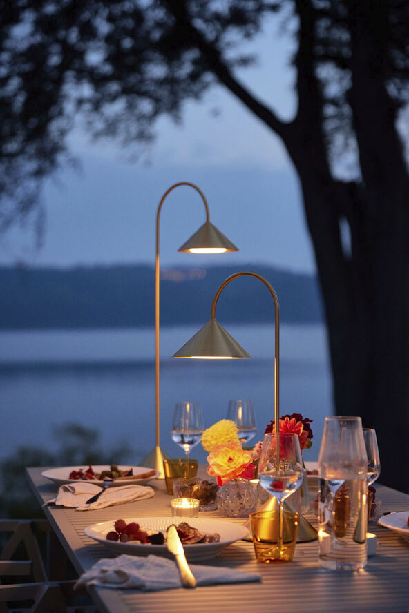 Frandsen Grasp Portable Table Lamp H47 Solid brass