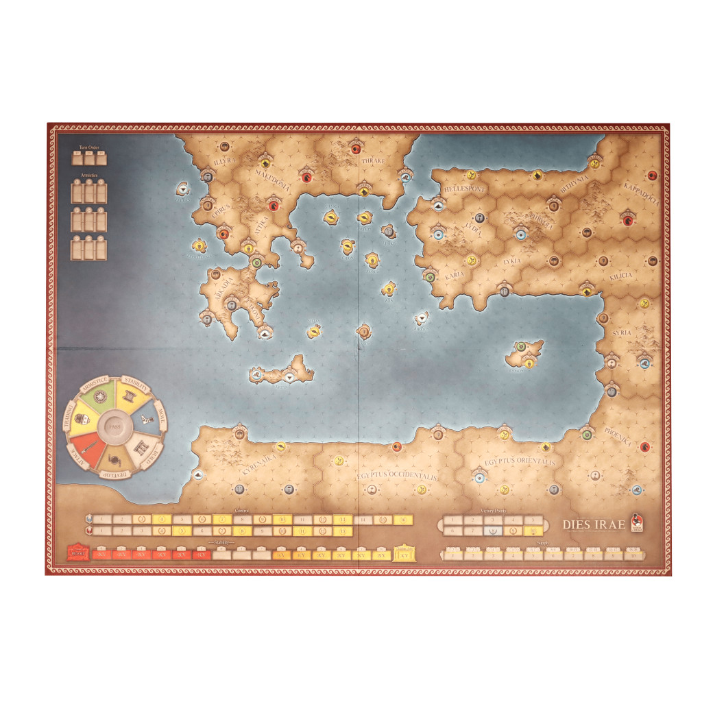 History of the Ancient Seas - Dies Irae : Mounted Map 