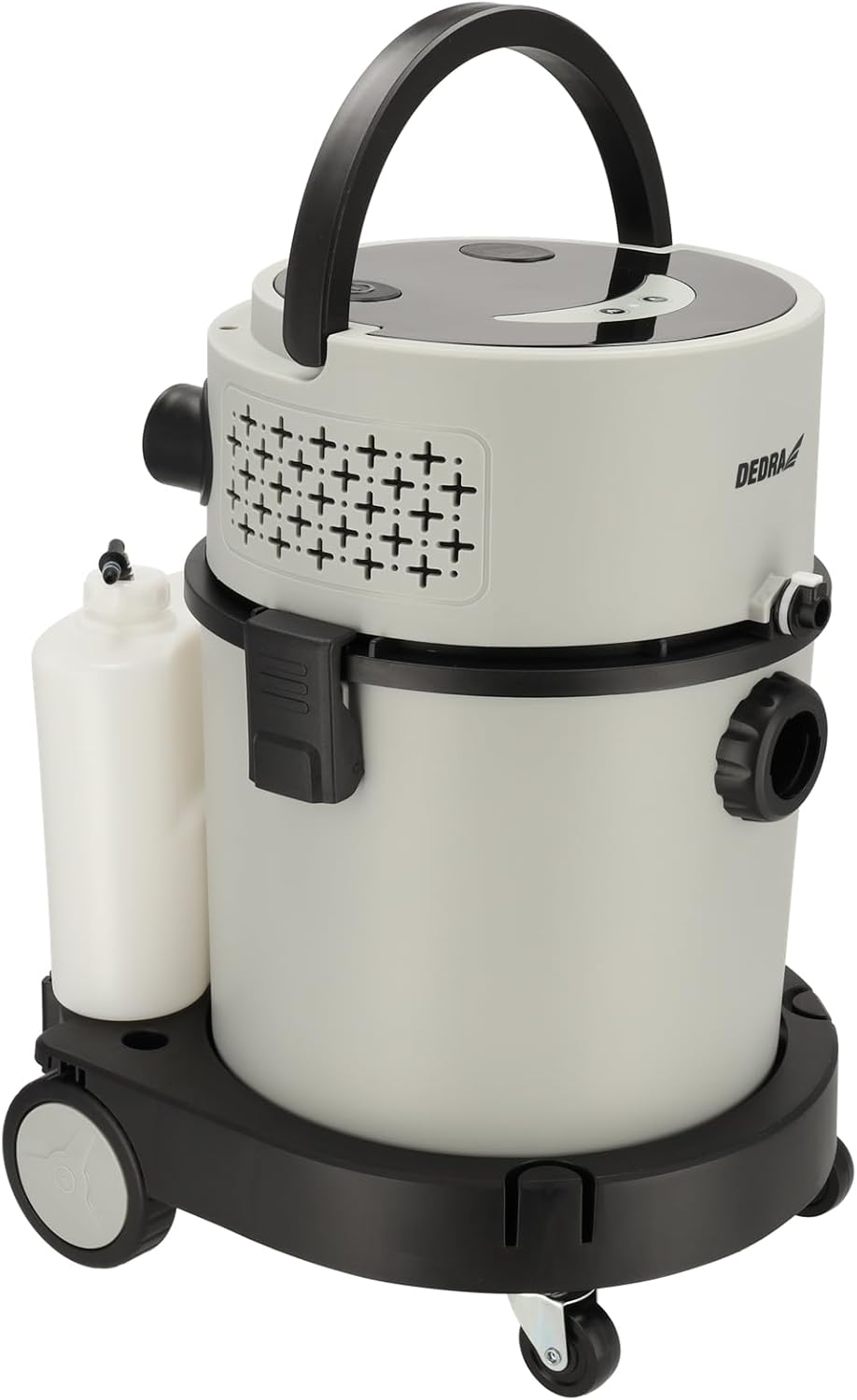 Dedra 2-in-1 Waschsauger, 1200W, Behälter 20l, 1200W, mit ferngesteuertes Sprüh- und Staubsystem und Vier Betriebsarten, robuster Kunststofftank, mit Berührungssicherheitsschalter