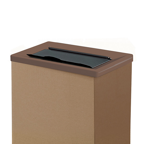 Couvercle marron pour corbeille Bob Color 42 litres