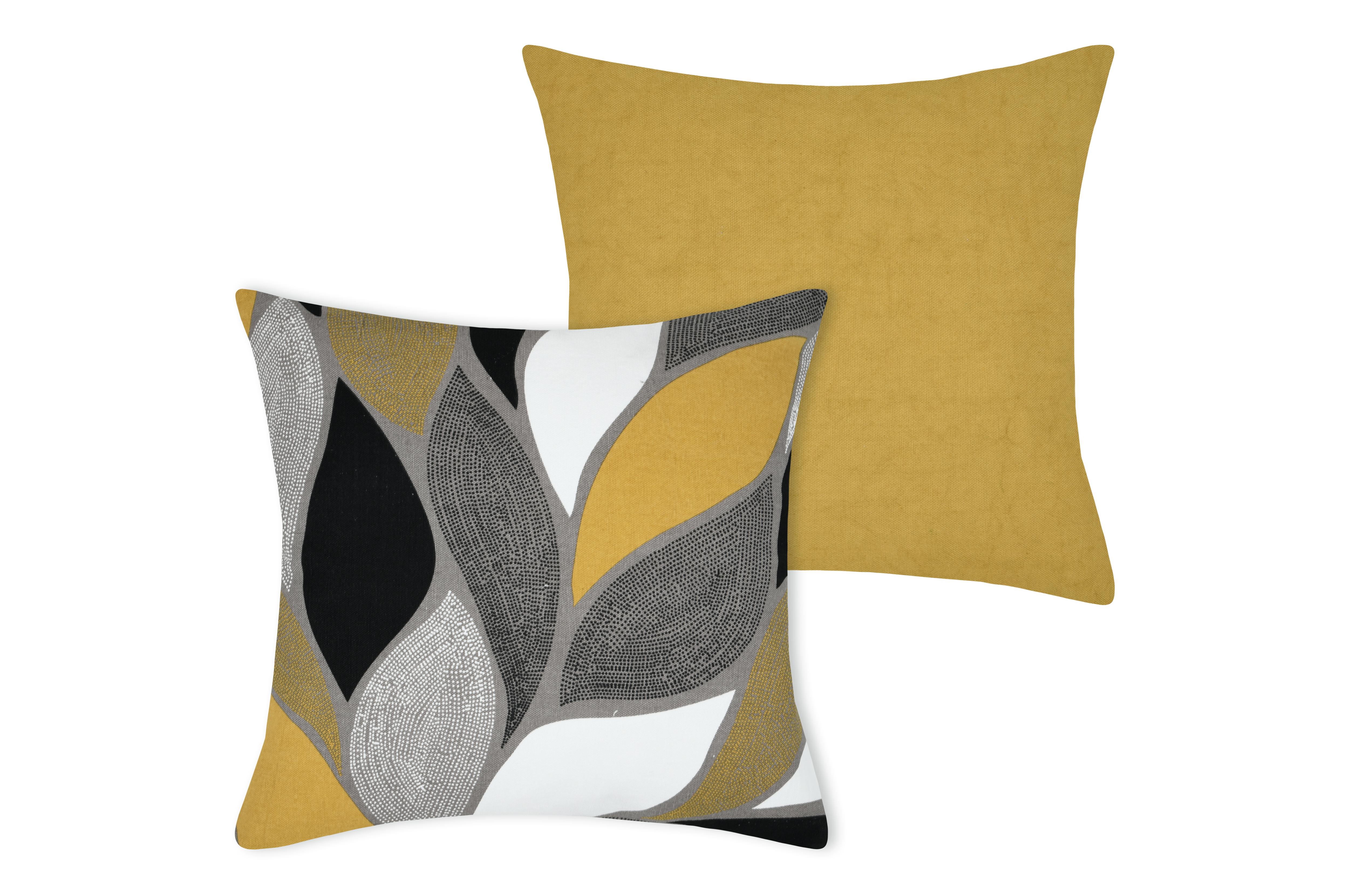 VITANI HOUSSE COUSSIN 40X40CM MOUTARDE