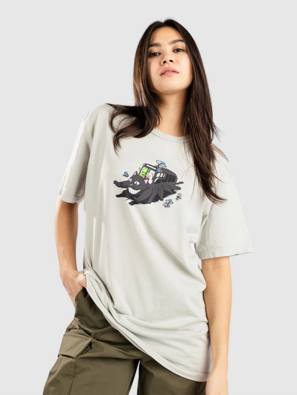 RIPNDIP Adventure Bus T-Shirt grey