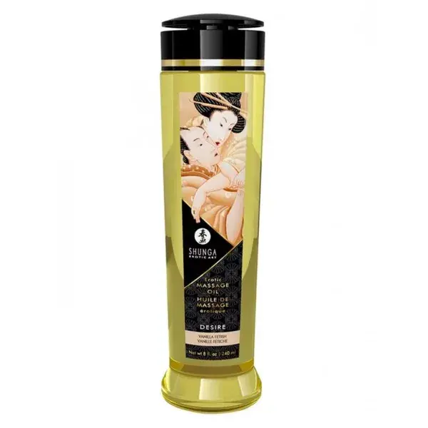 Shunga Huile de Massage Erotique Désire Vanille 250ml