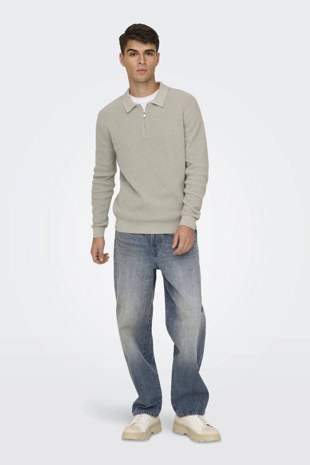 ONLY & SONS loose fit jeans ONSFADE blauw