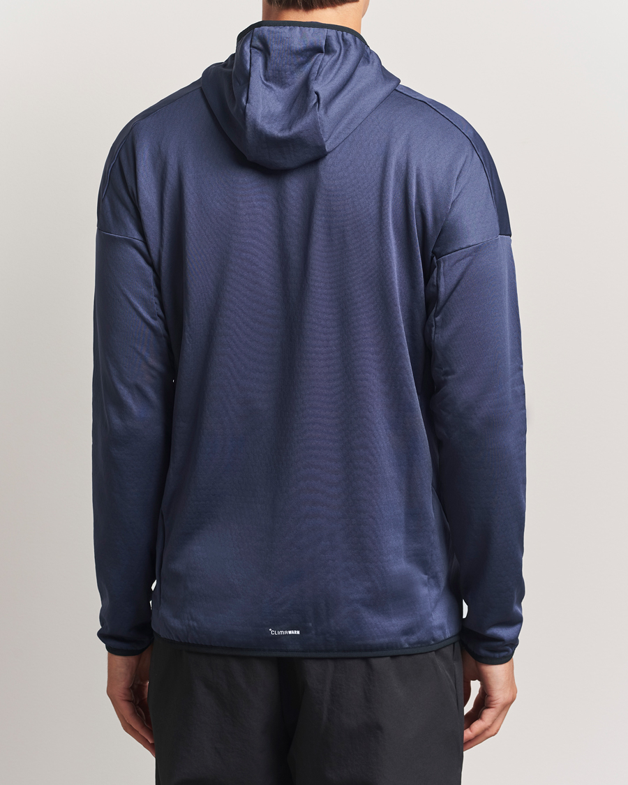 adidas Performance XPR Lightweight Fleece Hooded Full Zip Navy