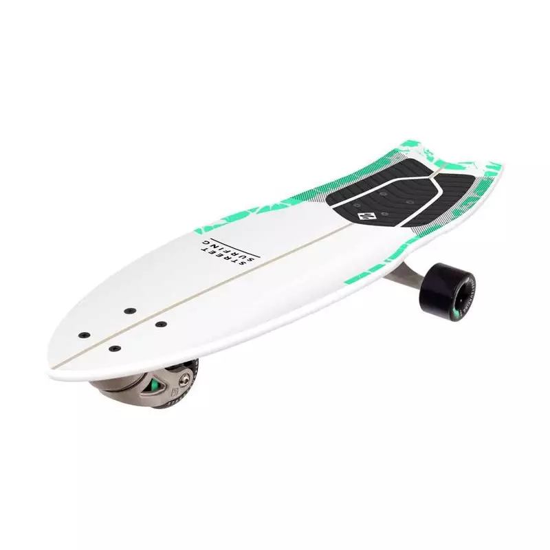 surfskate 3 roues STREET SURFING shark attack 30´´ psycho green