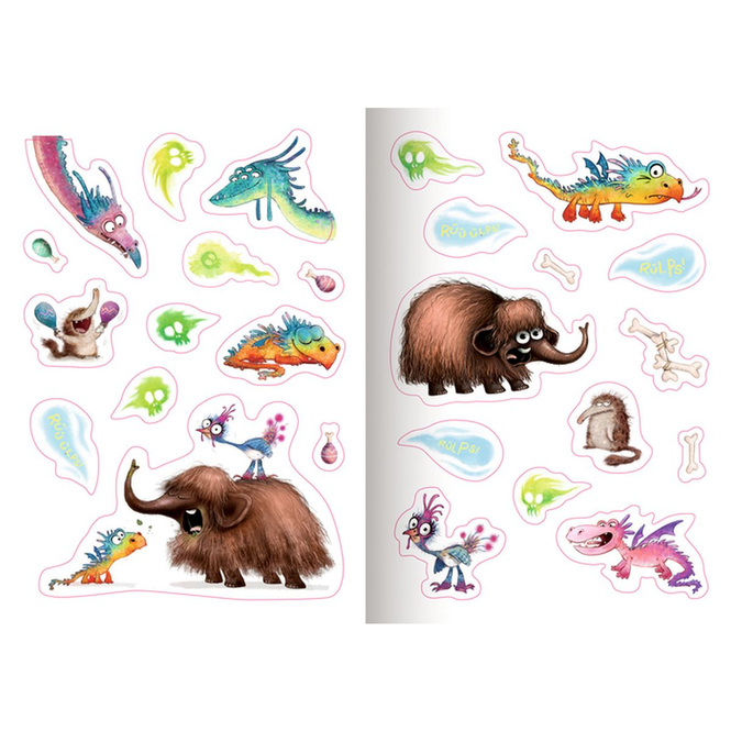 Furzipups - Der Knatterdrache - Stickerheft