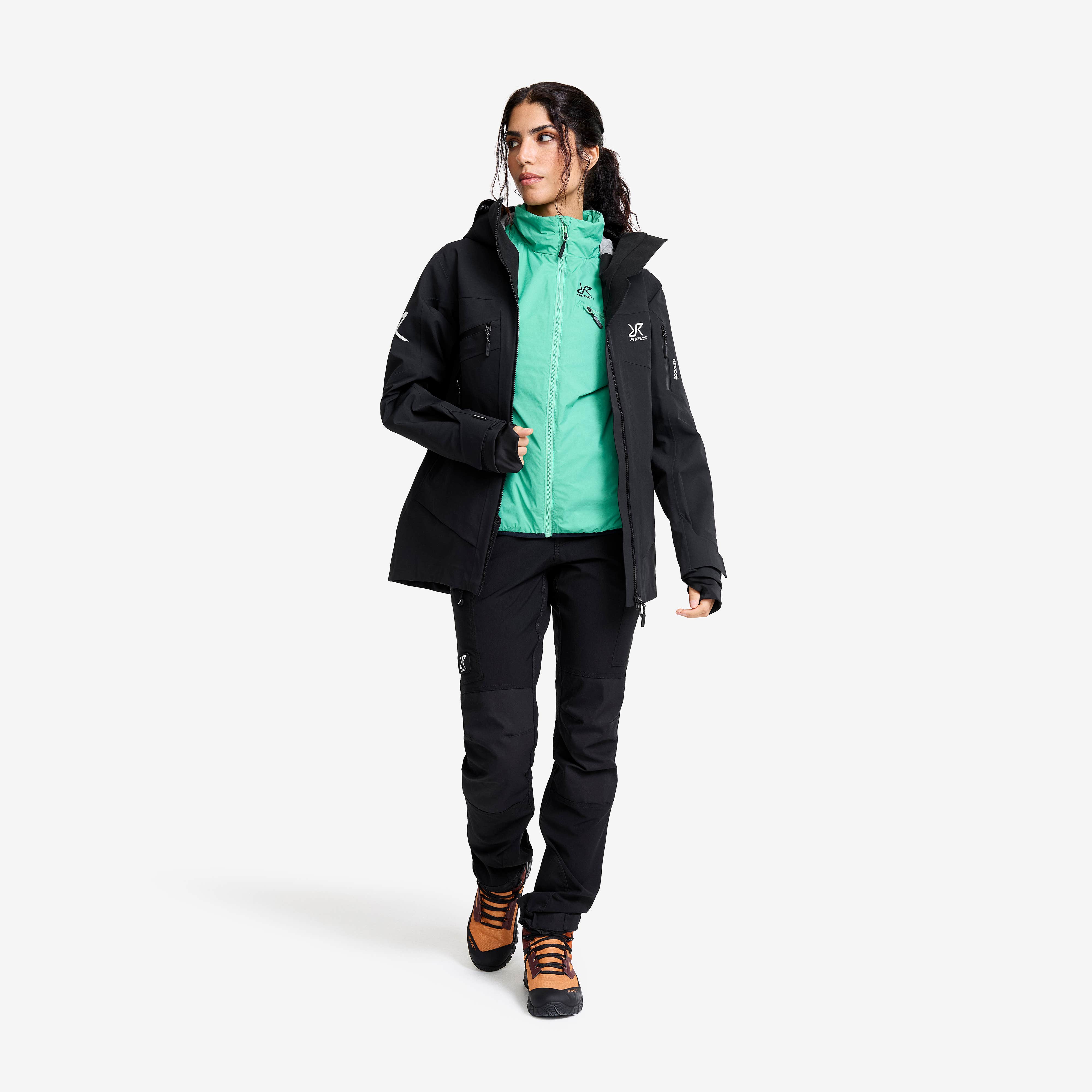Flatter Insulated Jacket Dame Green Spruce