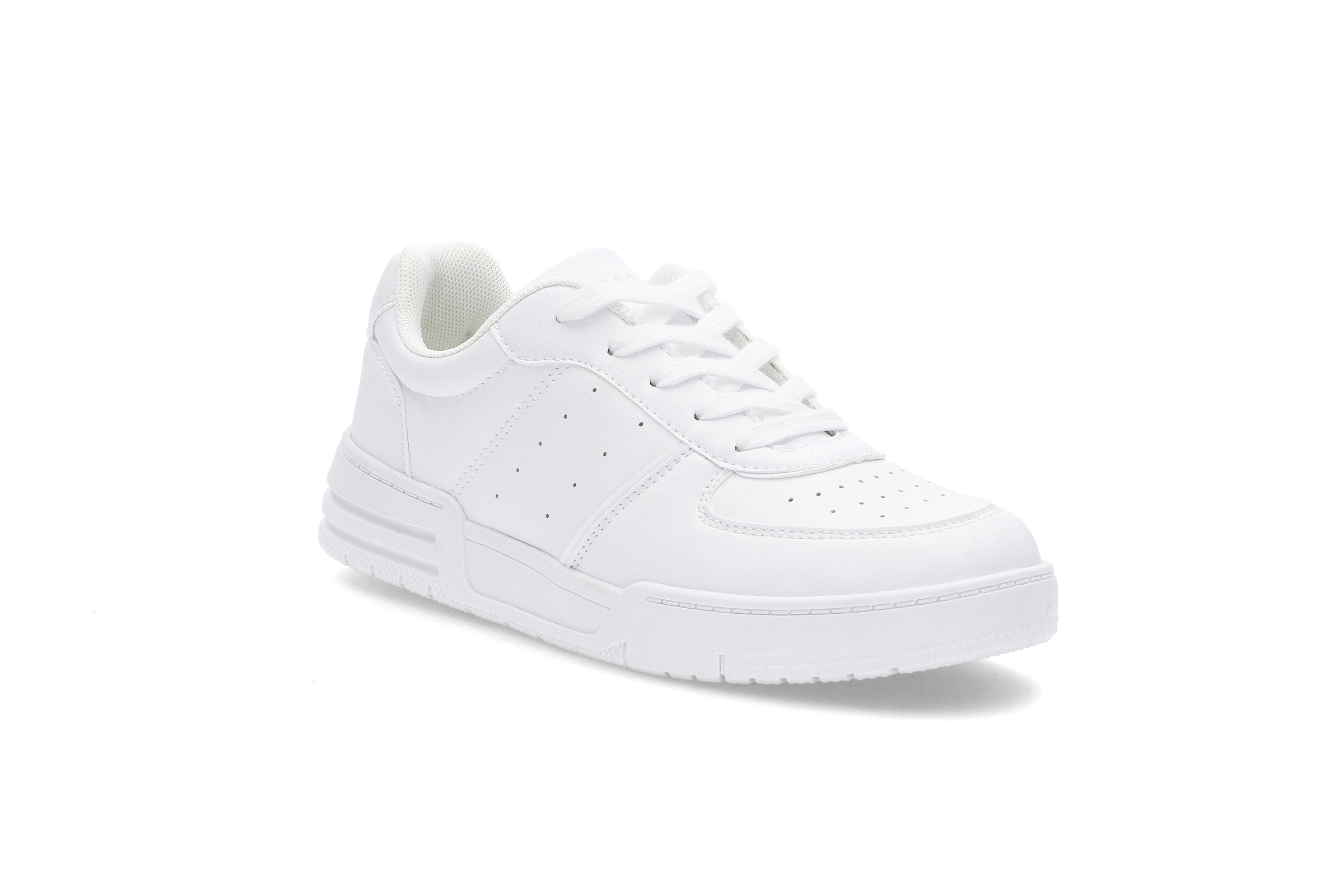 Helhvit sneaker