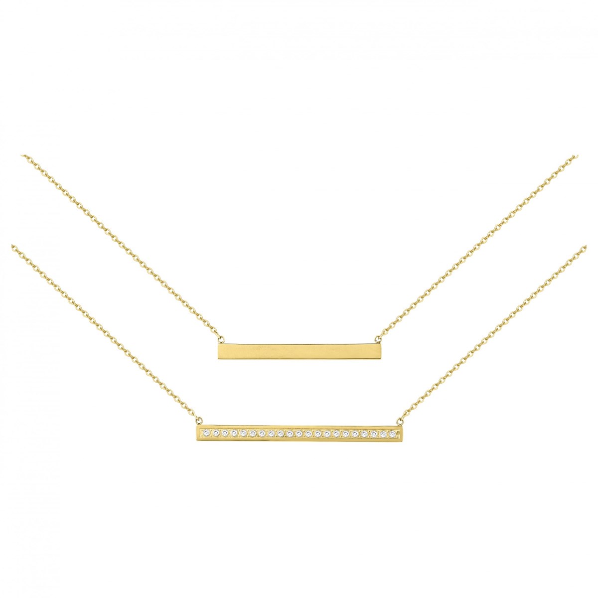 Collier multi-chaînes en Acier