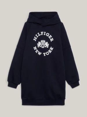 Vestido com capuz oversized Varsity Crest Fleece