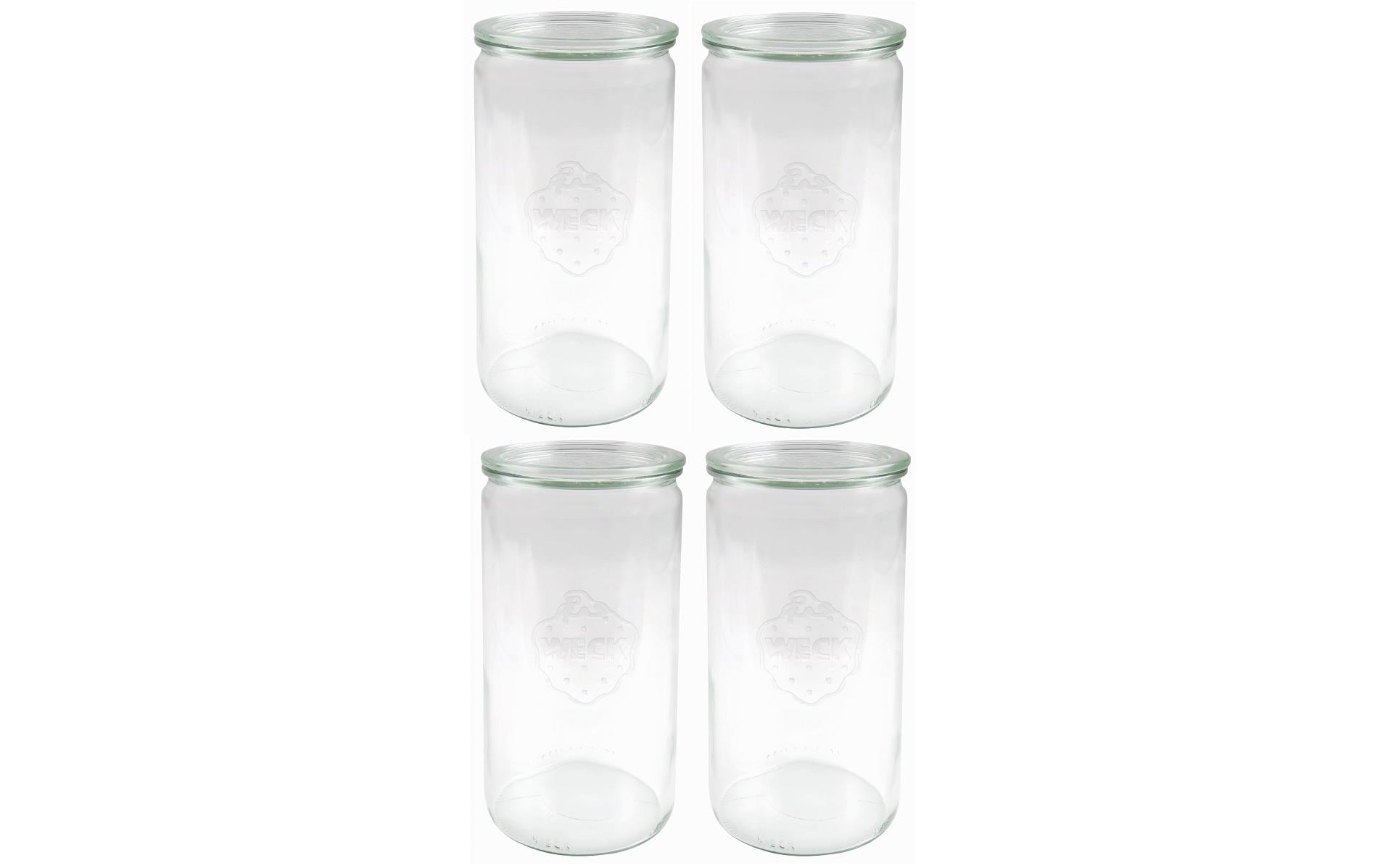 Einmachglas 1575 ml, 4 StückEinmachgläser Set mit Deckel