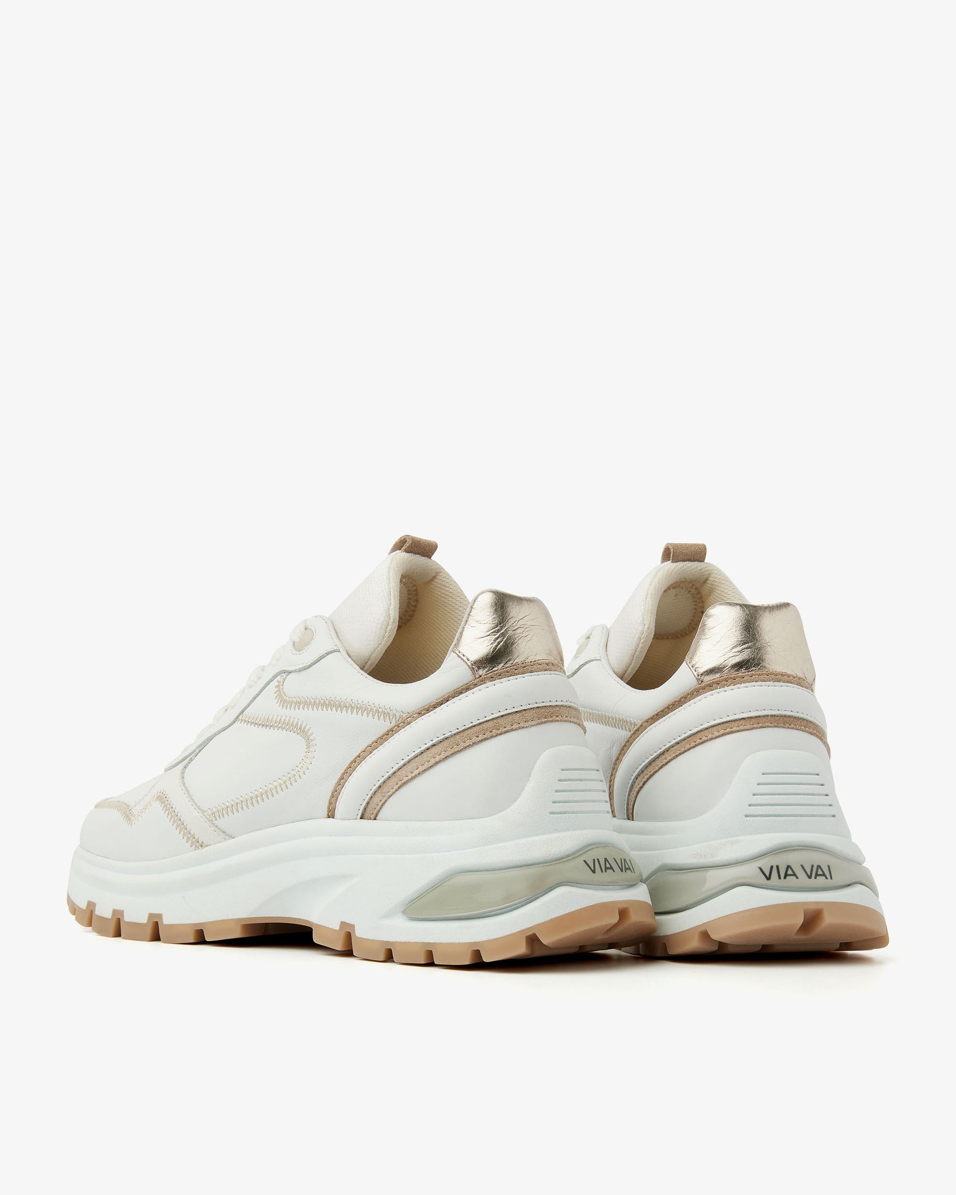 VIA VAI witte dames sneakers Liz Dulce