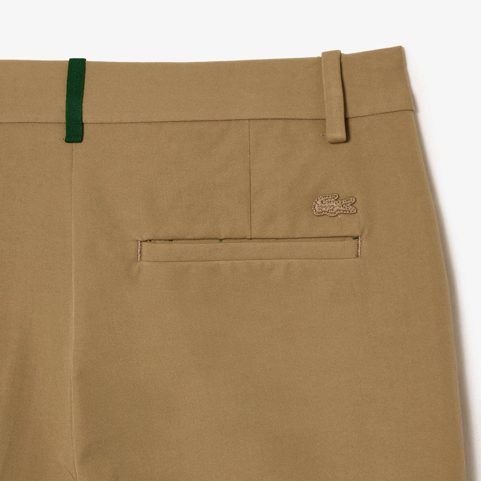Pantalon chino slim fit en coton stretch Pantalons & Shorts - Beige - Lacoste - Femme