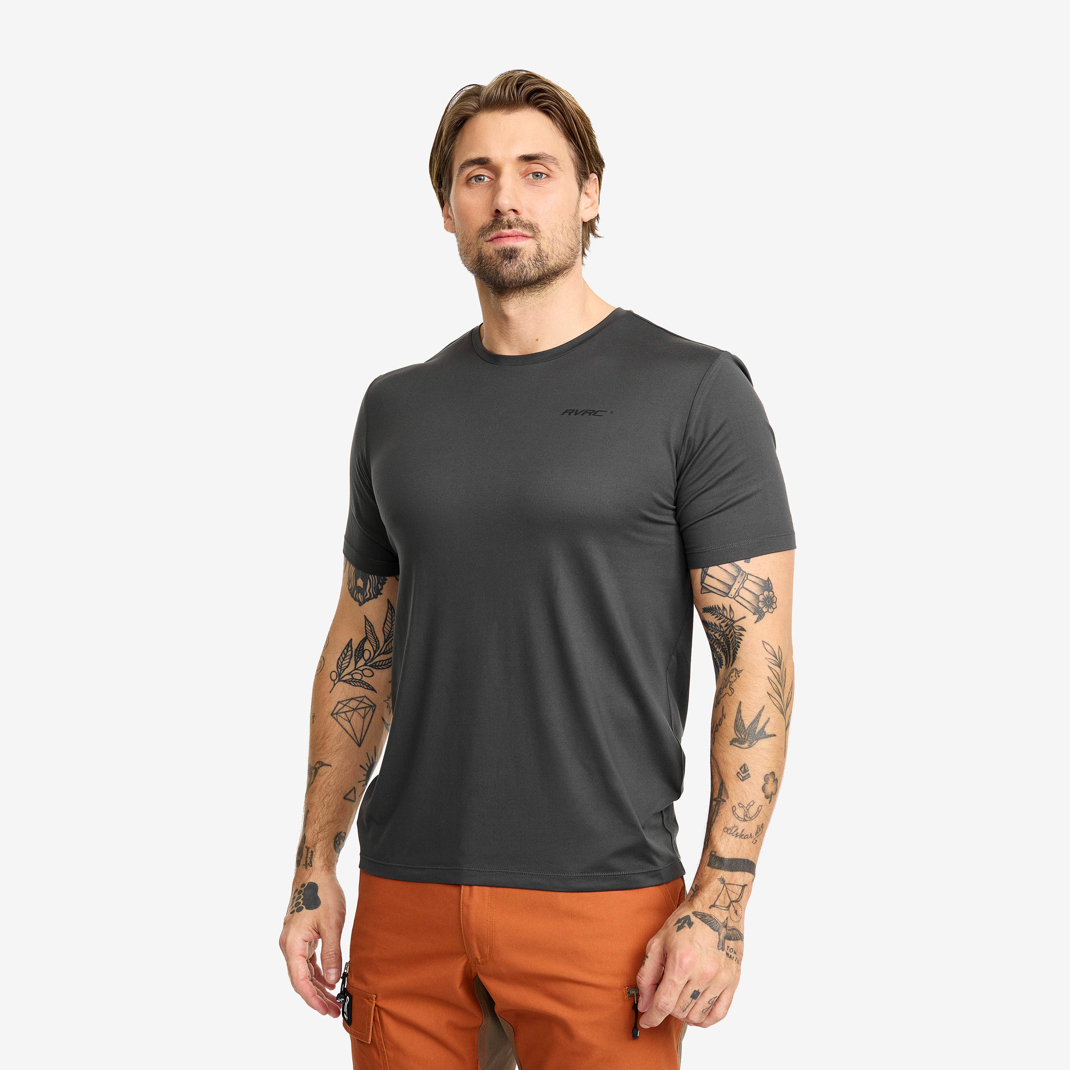 Mission Graphic Logo T-shirt Herre Anthracite