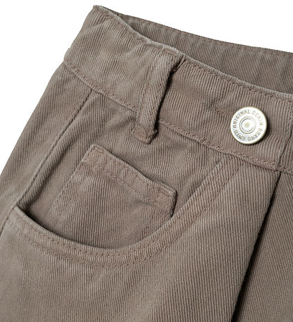 LMTD Bukser - Twill - NlfNicolizza - Chocolate Chip