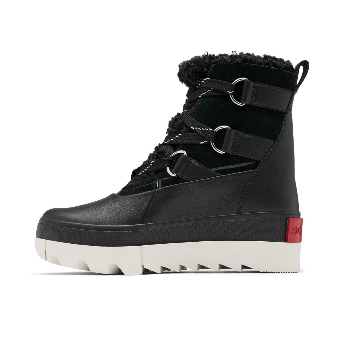 SOREL-Joan_arctic-Bottillon d'hiver - Semelle tracteur - Noir