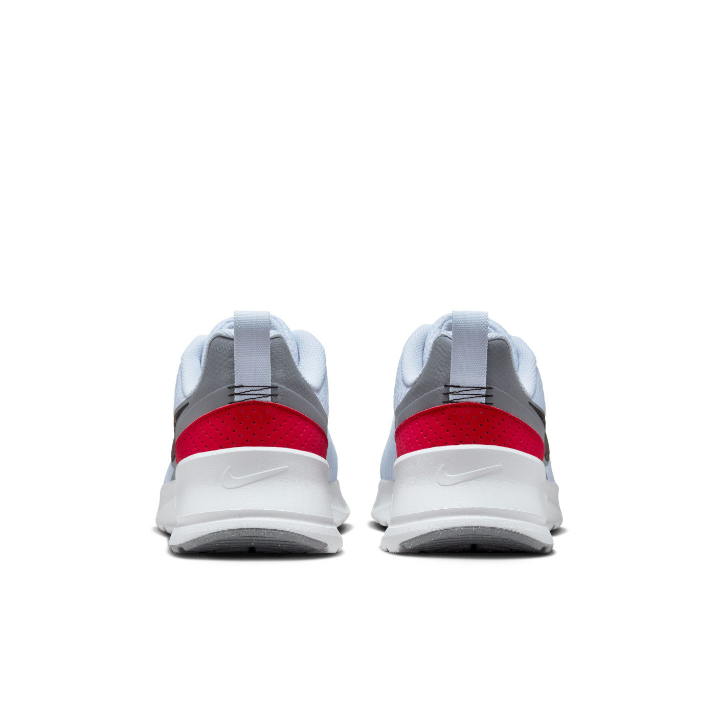 Nike Air Max Nuaxis Sneakers Lichtblauw Grijs Rood Zwart