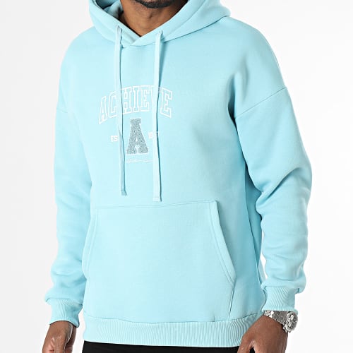 Sweat Capuche Bleu Clair