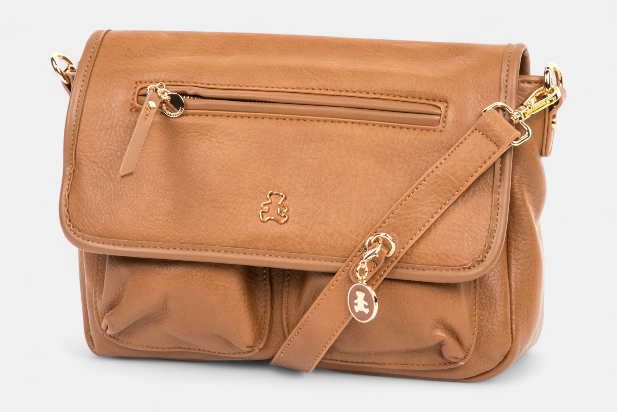 Sac bandoulière cognac