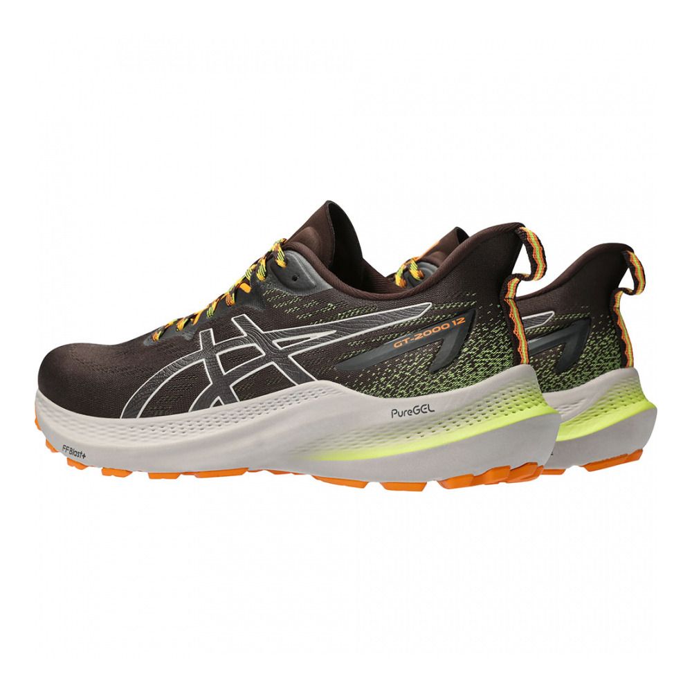 Asics GT-2000 12 TR - Chaussures running Homme nature bathing/neon lime