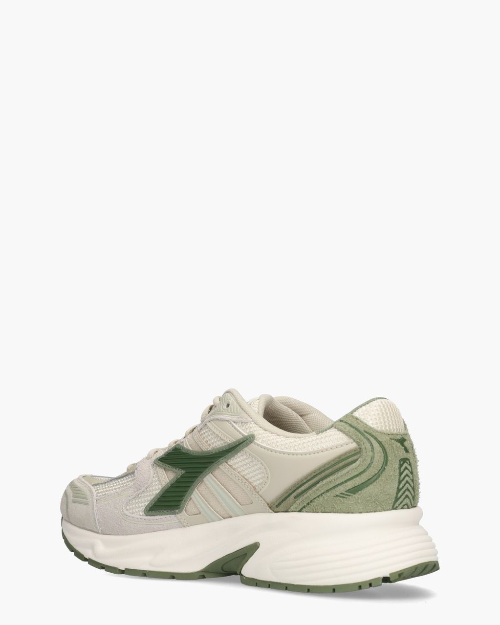 Diadora Sport Mythos Star Beige/Groen Herensneakers