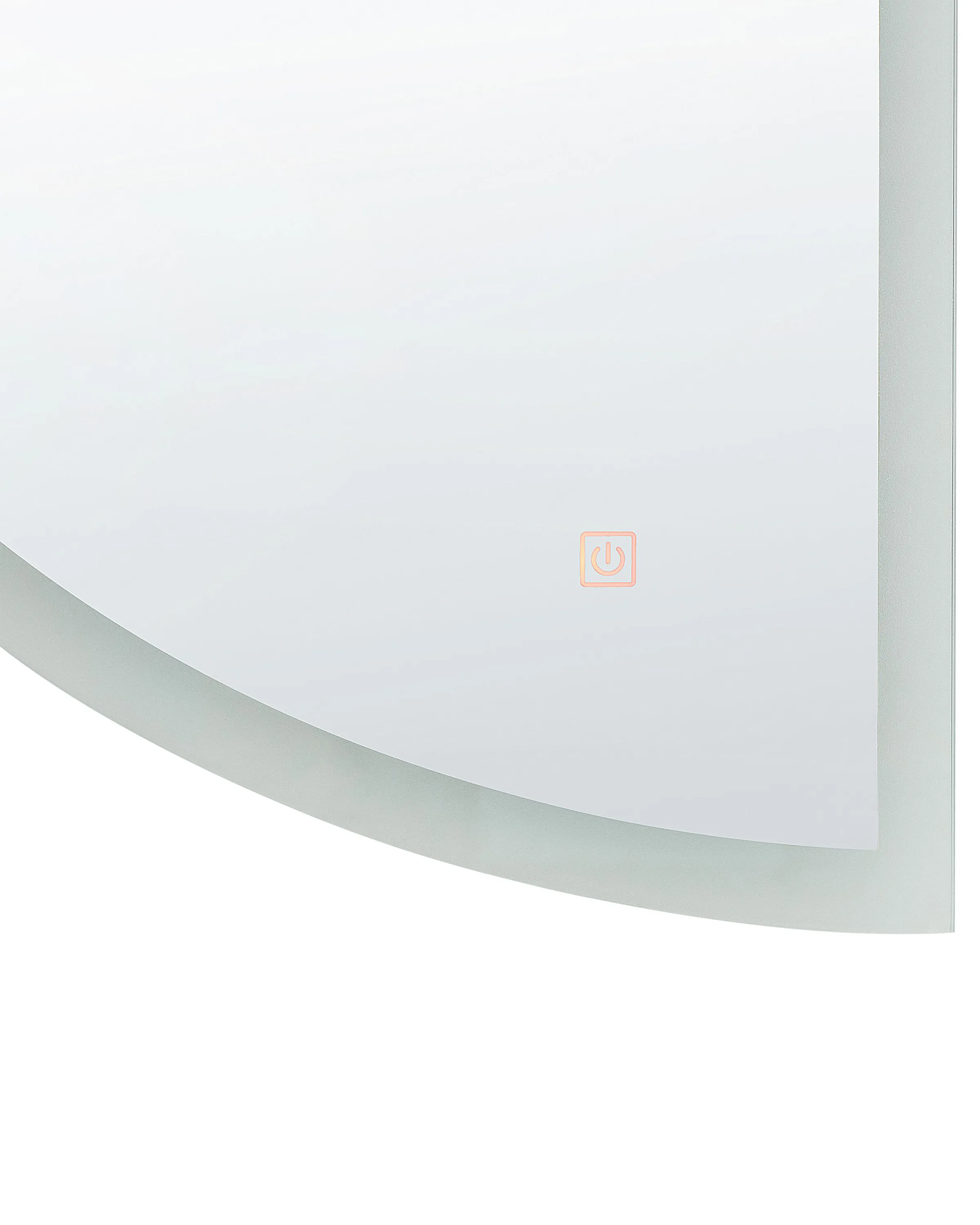 LED badkamerspiegel BEZONS 49 cm 80 cm Zilver