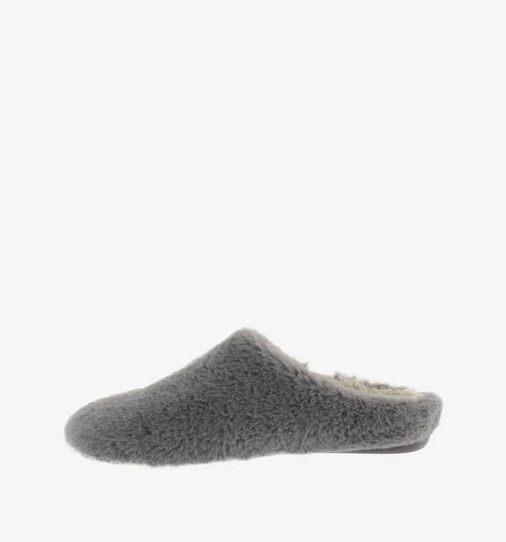NORTE SOFT FUR SLIPPERSGRIS