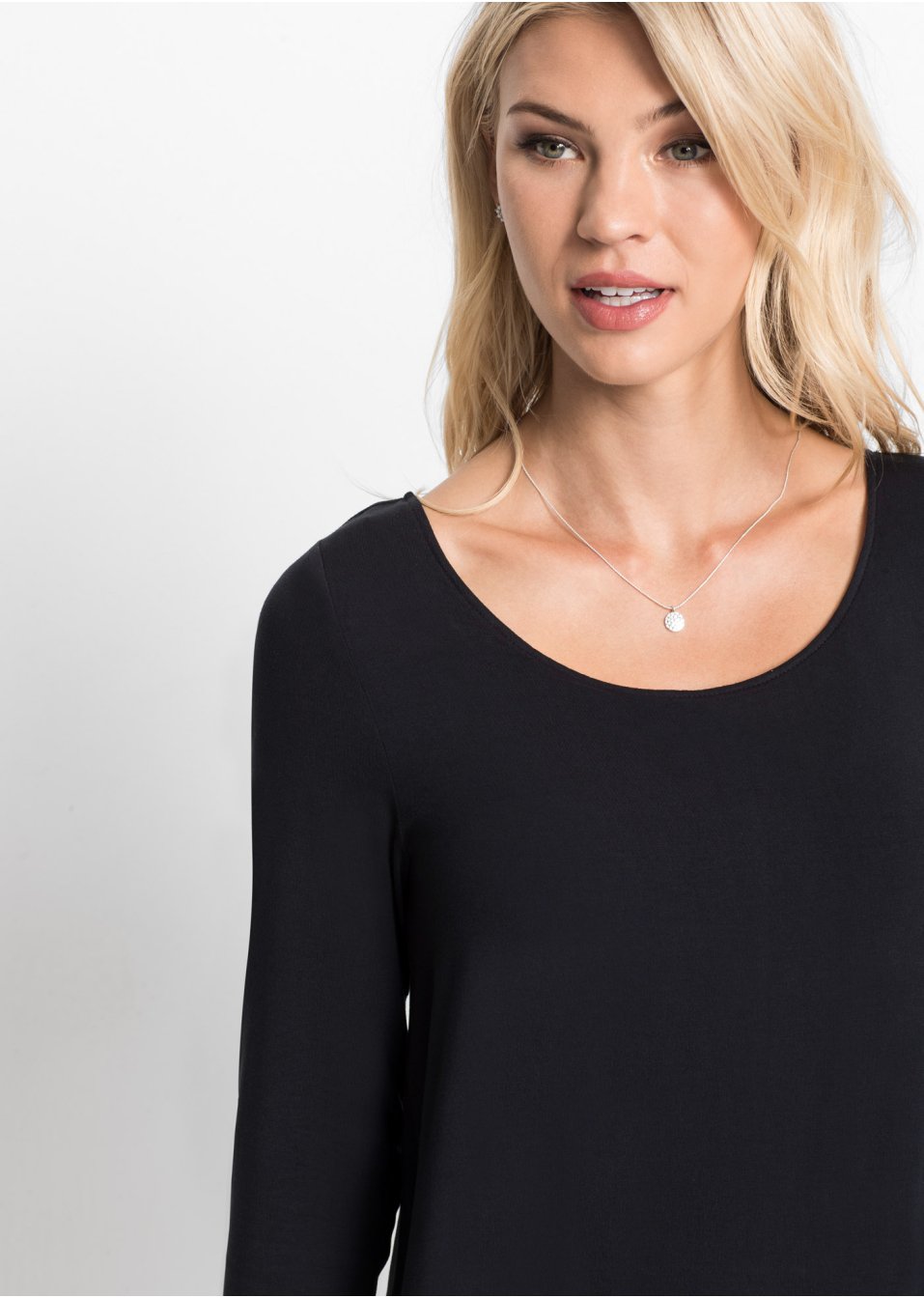 T-shirt long manches longues en double épaisseur