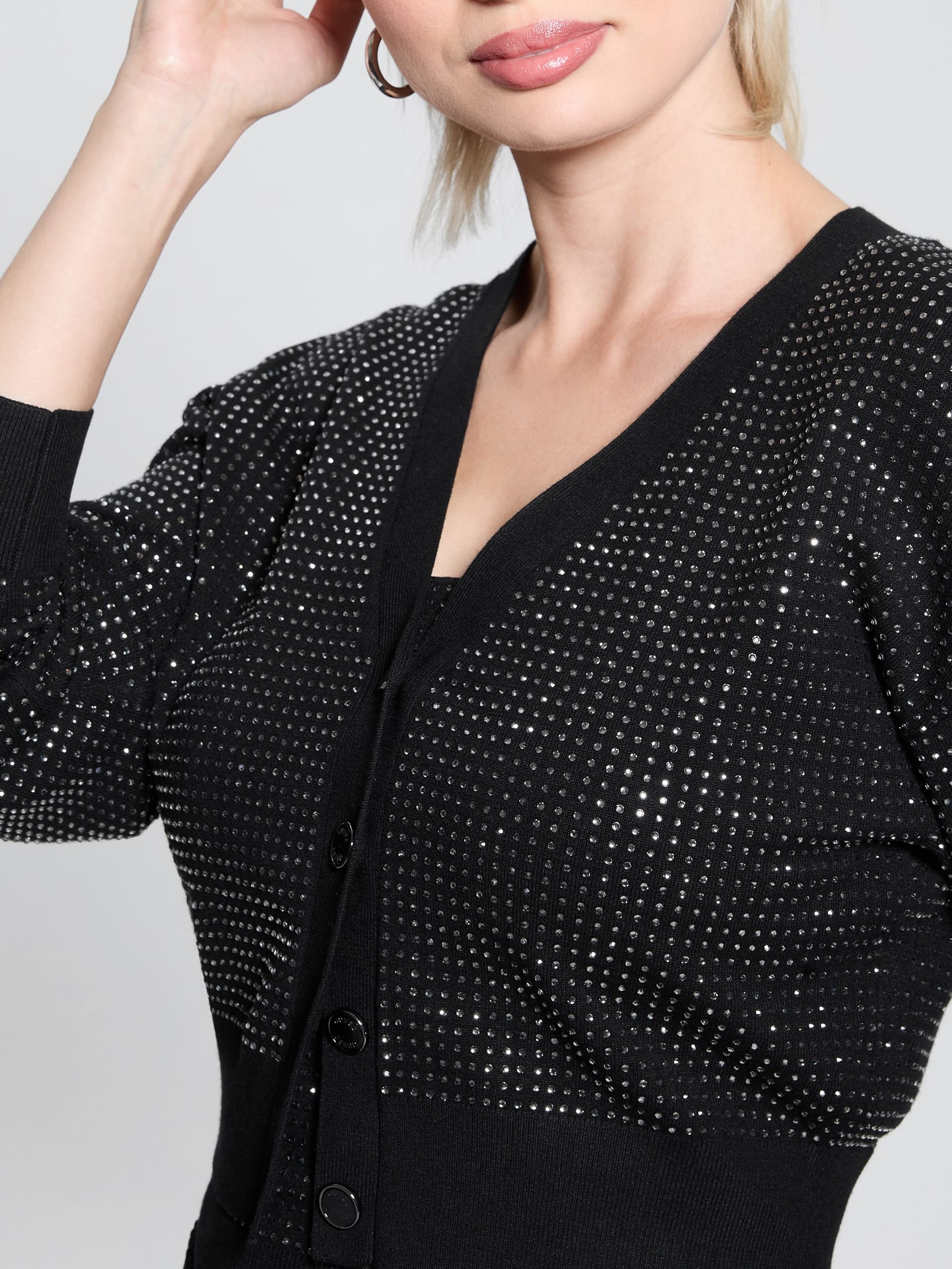 Cardigã Khloe com Strass