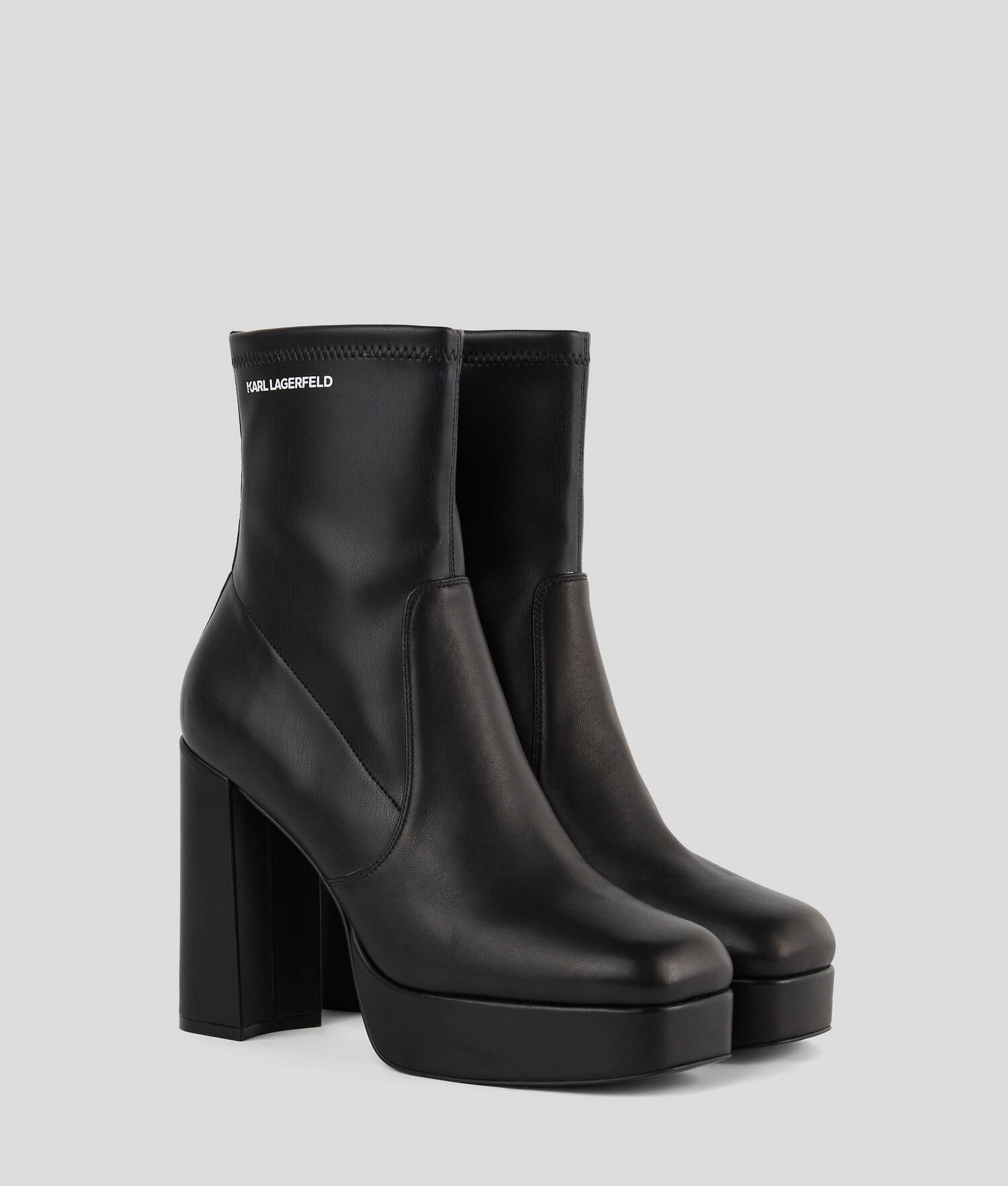 BOTTES HAUTEUR MIDI EXTENSIBLES DAPHNE - Noir