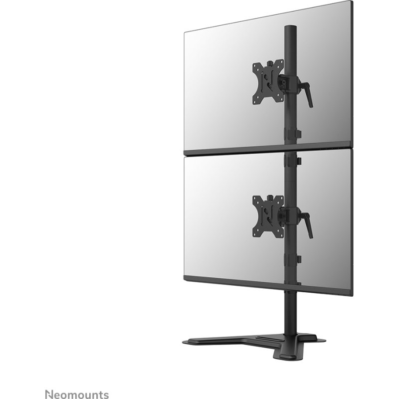 Neomounts DS45-600BL2V Support de moniteur double 10-32