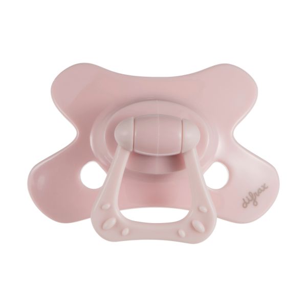 Difrax  Uni Fopspeen - Rond - 6+ Mnd - Roze