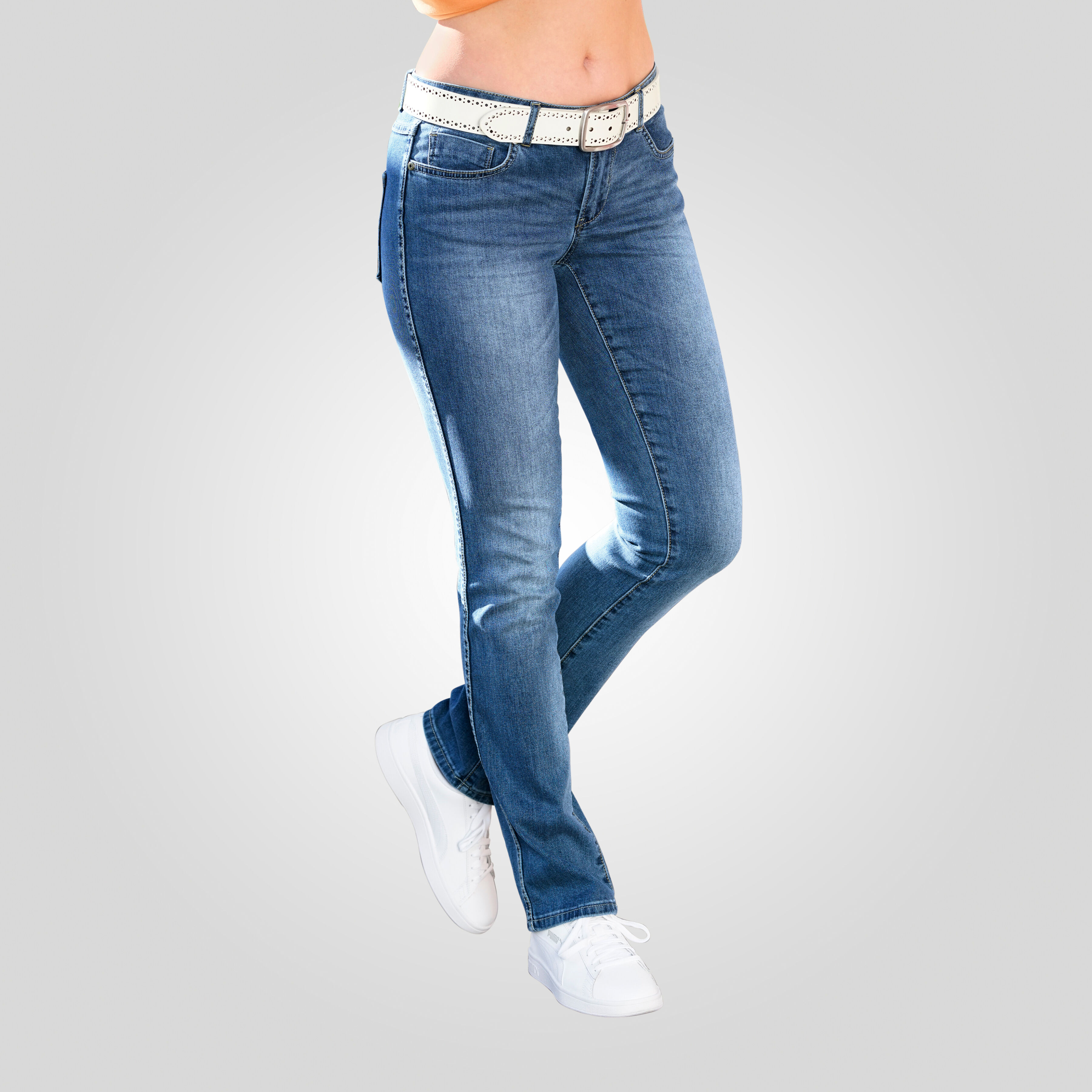 5-Pocket Damen Jeans in Stretch-Qualität