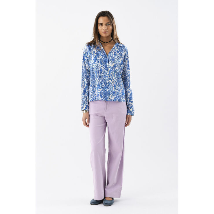 Lollys Laundry ChloeLL Shirt LS Blue