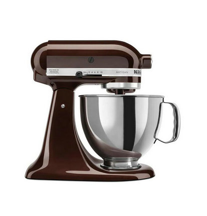 Batedeira de pedestal Artisan de 5 Qt. com 10 velocidades, batedor plano, batedor de arame de 6 fios e gancho para massa.
