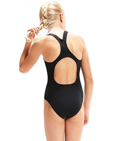 Speedo Badeanzug - Eco Endurance+ Medalist - Schwarz